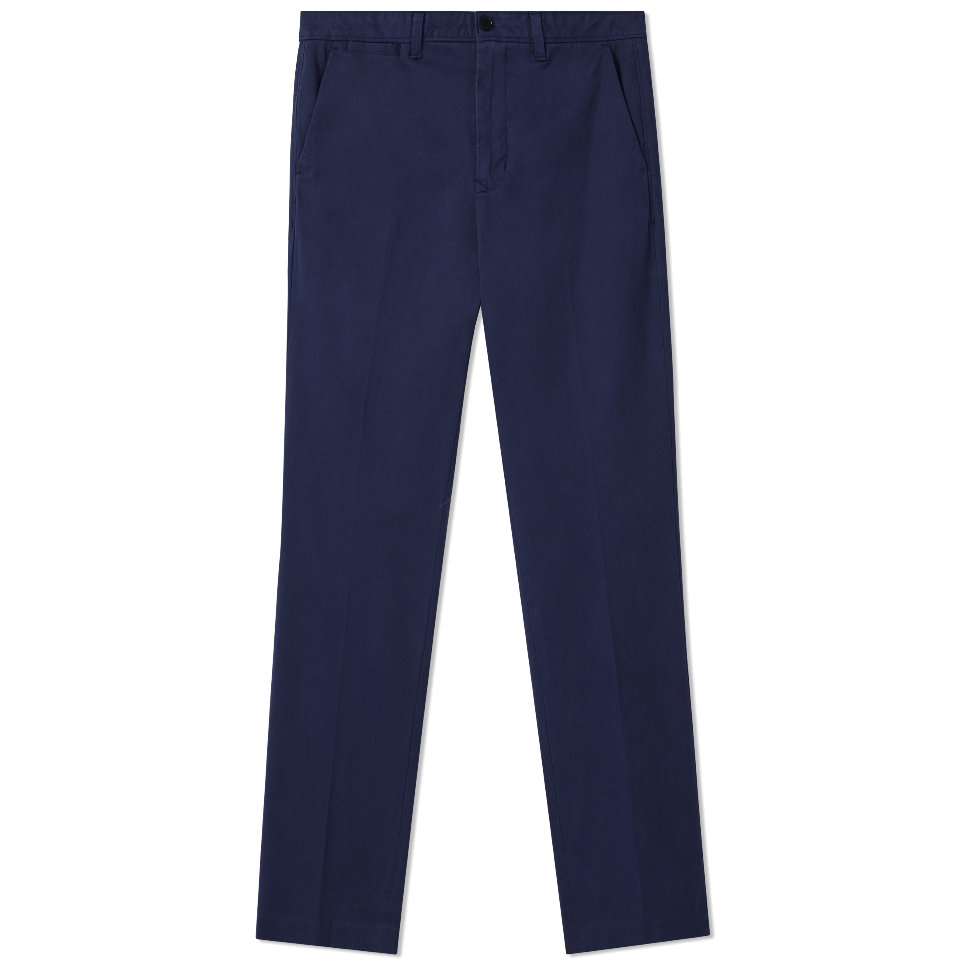 R.M.Williams Berwick stretch cotton chinos in Light Navy – product view one