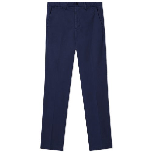 R.M.Williams Berwick stretch cotton chinos in Light Navy – product view one