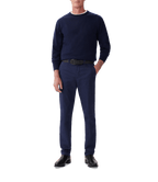 R.M.Williams Berwick stretch cotton chinos in Light Navy – product view three