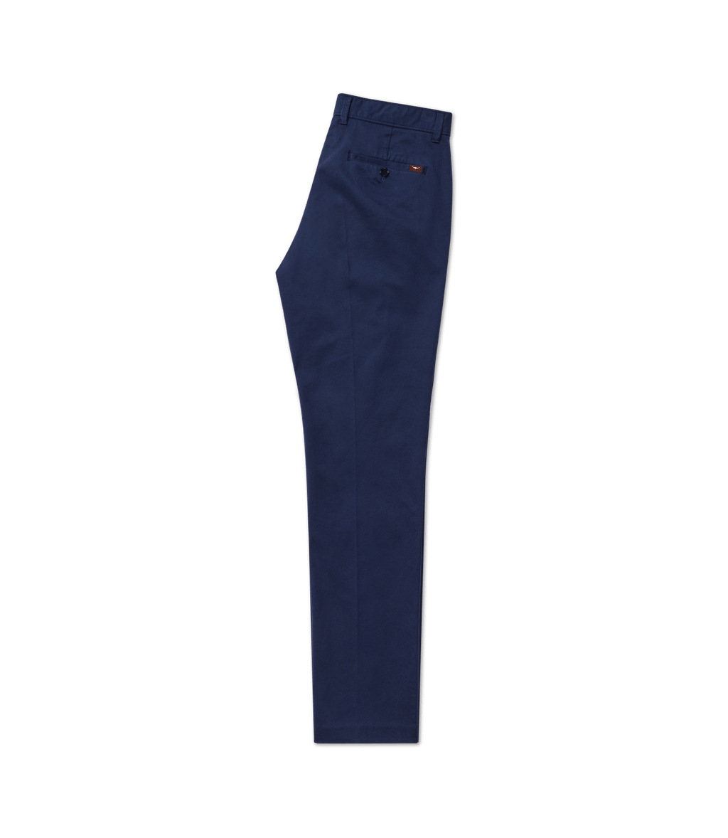 R.M.Williams Berwick stretch cotton chinos in Light Navy – product view five