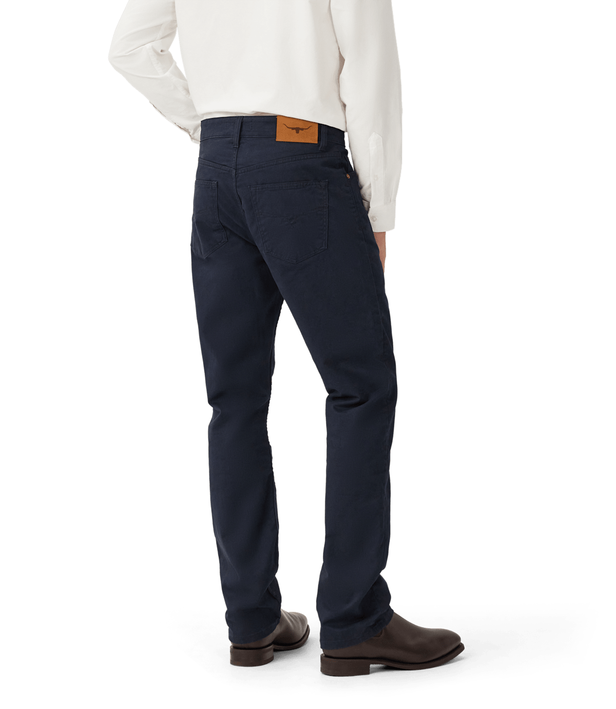 R.M.Williams Ramco 5 Pocket Jean in Navy - second detail product view