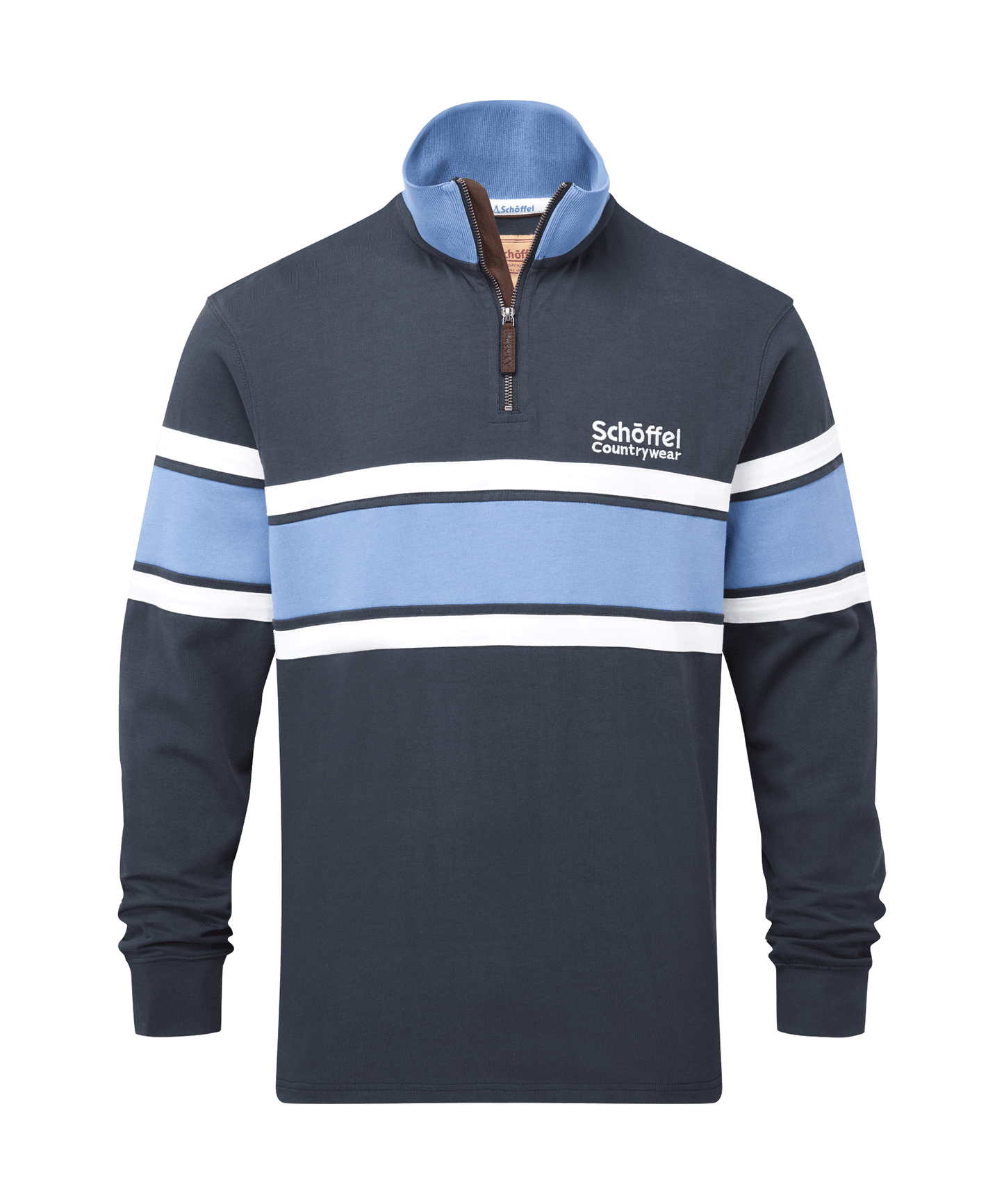 Schoffel - Exmouth Heritage Sweat Shirt - Colour: Petrol / Blue