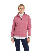 Schoffel - Sennen Cove 1/4 Zip Sweatshirt - Colour: Dark French Rose