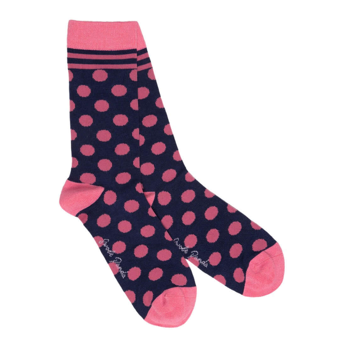 Swole Panda - Premium Eco-Friendly Bamboo Socks - Colour: Polka Pink