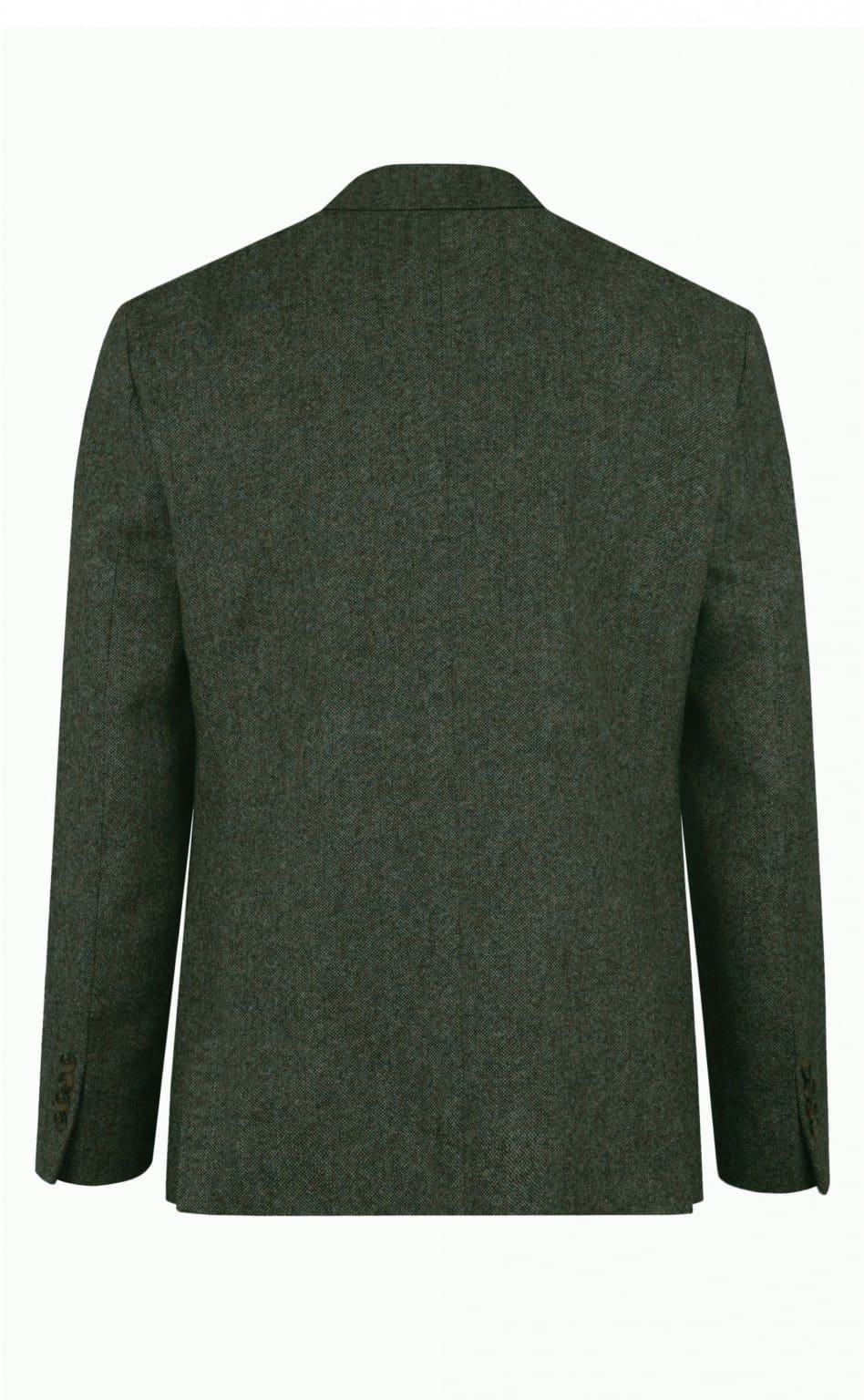 Torre Milan green herringbone wool tweed jacket side view