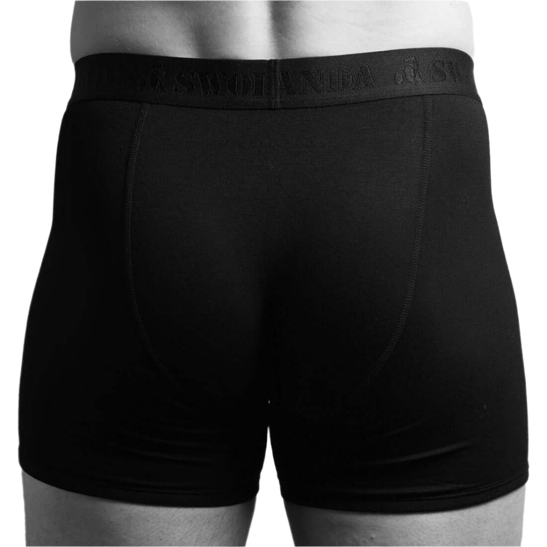 Swole Panda - Bamboo Boxer Shorts - Colour: Black