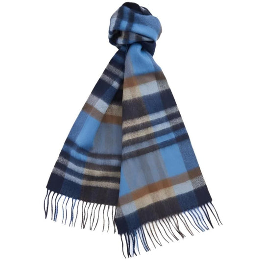 Barbour - Field Scarf - Colour: Navy Tartan