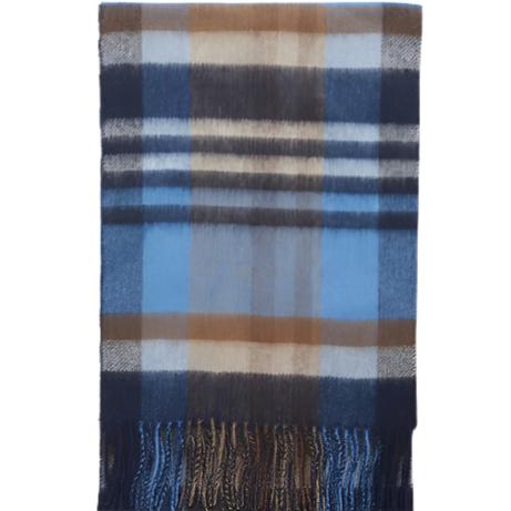 Barbour - Field Scarf - Colour: Navy Tartan