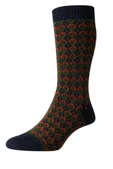 Rydal Fairisle Wool Socks