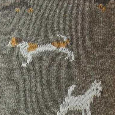 Scott-Nichol - Doyle Dog Socks - Colour: Grey Dogs