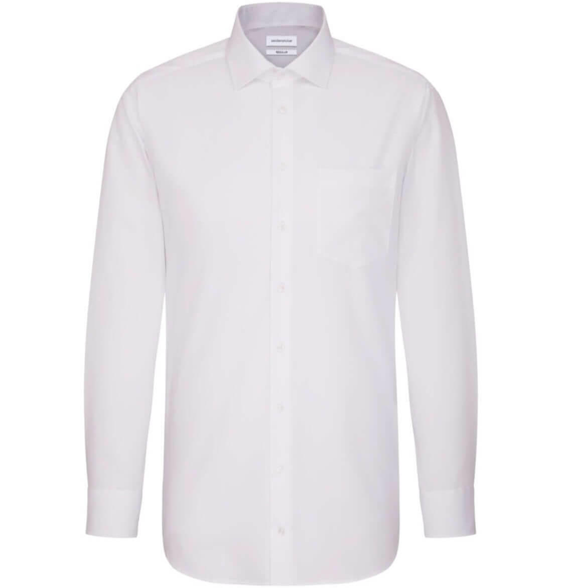 Seidensticker - Easy Care Cotton Shirt | Regular Fit - Colour: White