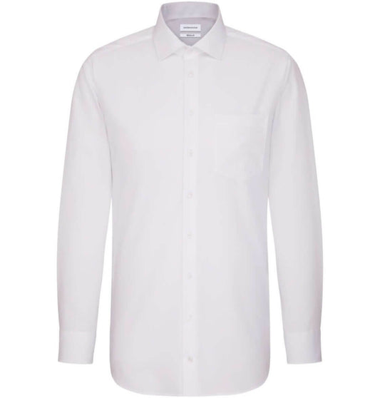 Seidensticker - Easy Care Cotton Shirt | Regular Fit - Colour: White