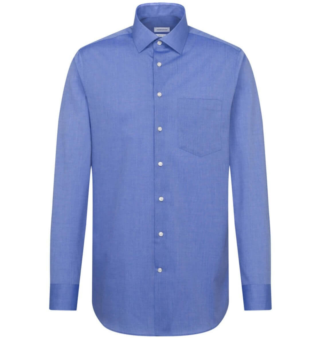 Seidensticker - Easy Care Cotton Shirt | Regular Fit - Colour: Dark Blue