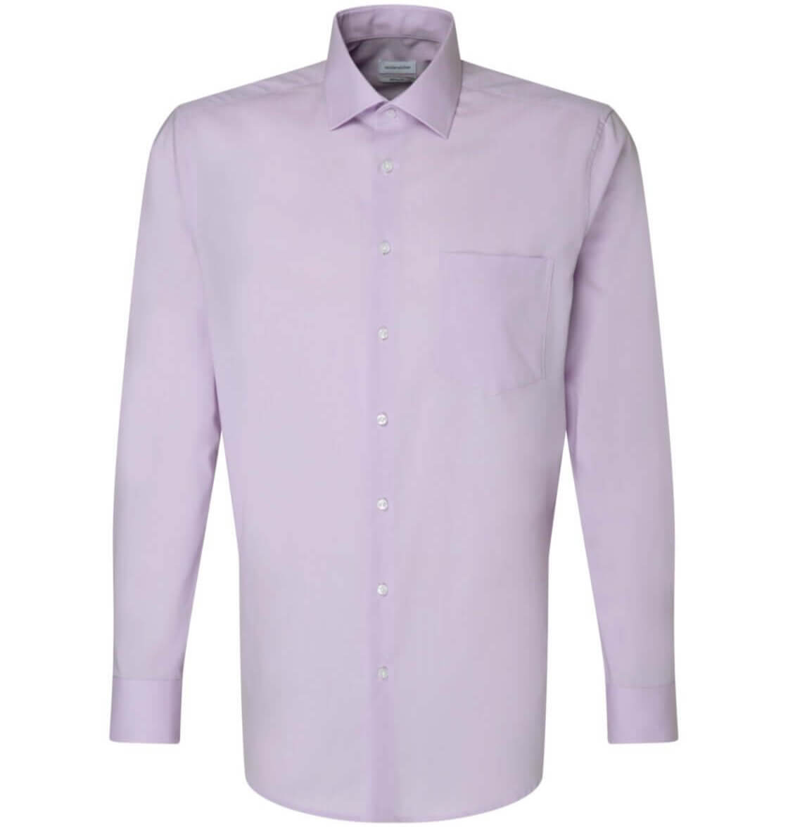 Seidensticker - Easy Care Cotton Shirt | Regular Fit - Colour: Lilac