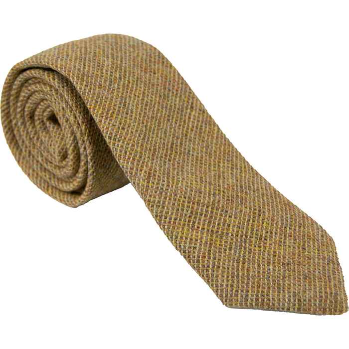 Van Buck | Rustic Wool Tie | Colour: Straw / Gold