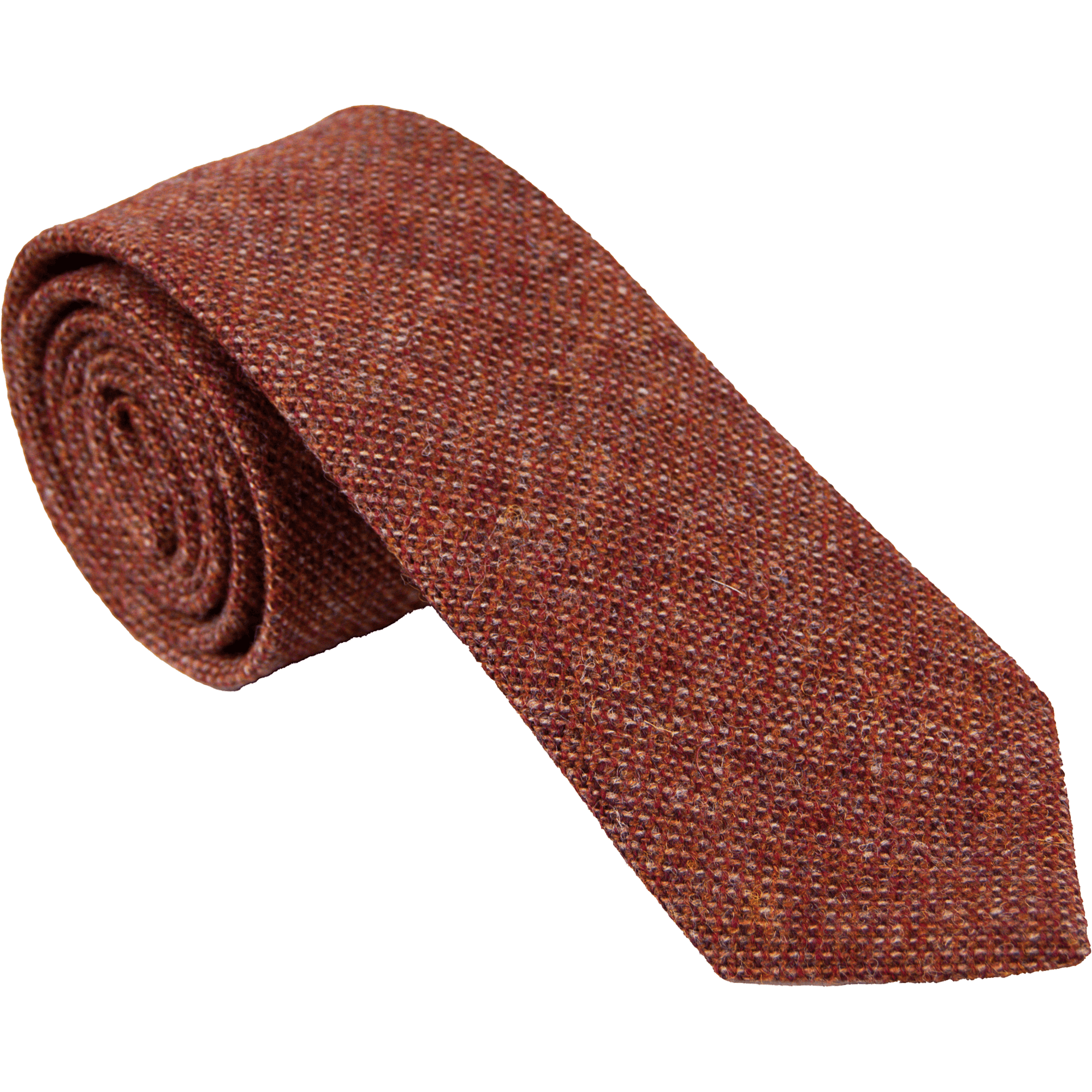 Van Buck - Rustic Wool Tie - Colour: Russet / Ochre