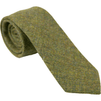 Van Buck - Rustic Wool Tie - Colour: Sage / Gold