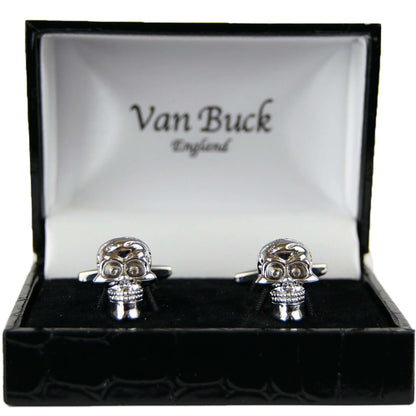 Van Buck - Novelty Cuff Links - Skulls -