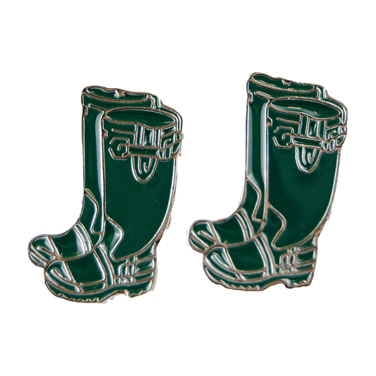 Van Buck - Novelty Cuff Links - Green Wellies -