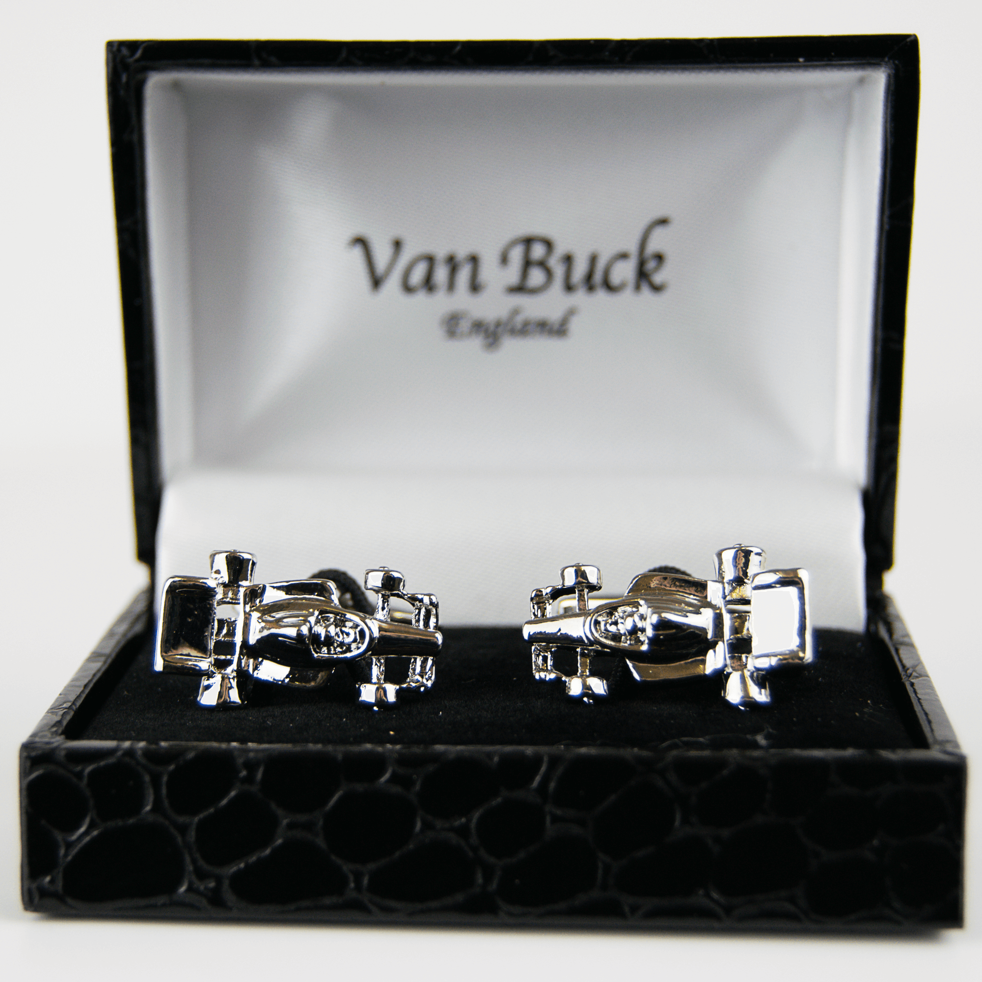 Van Buck - Novelty Cuff Links - Racing Cars -