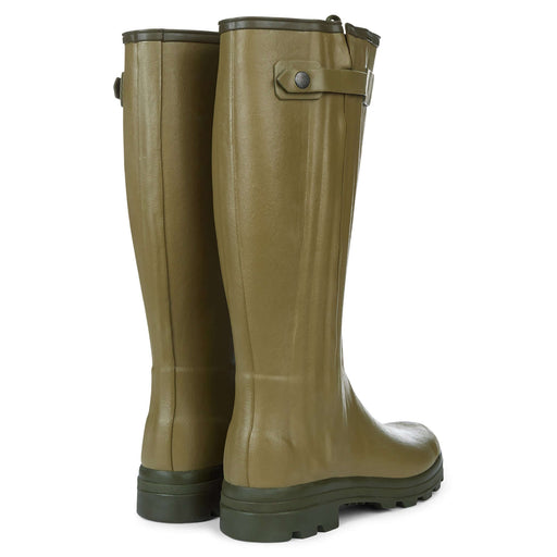 Le Chameau | Chasseur Leather Lined Boot | Green | Shoe Size: 8, 9, 10, 10 H