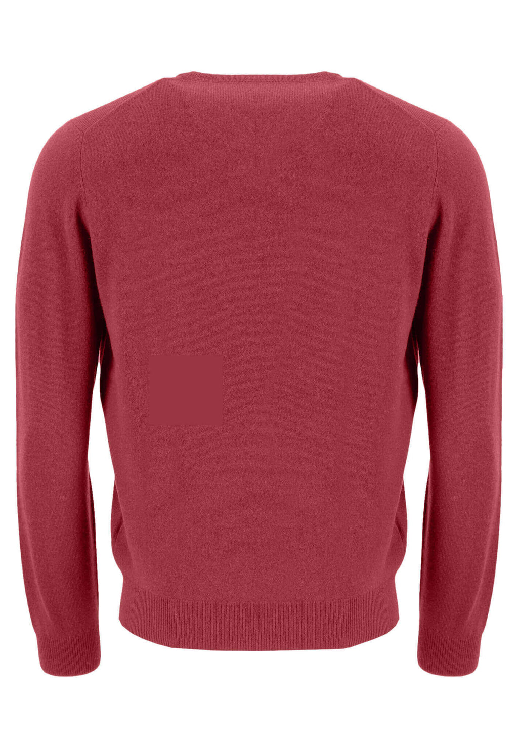 Fynch Hatton - Crew Neck Pullover | Merino Cashmere - Colour: Bloom Red