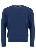 Fynch Hatton - Crew Neck Pullover | Merino Cashmere - Colour: Night