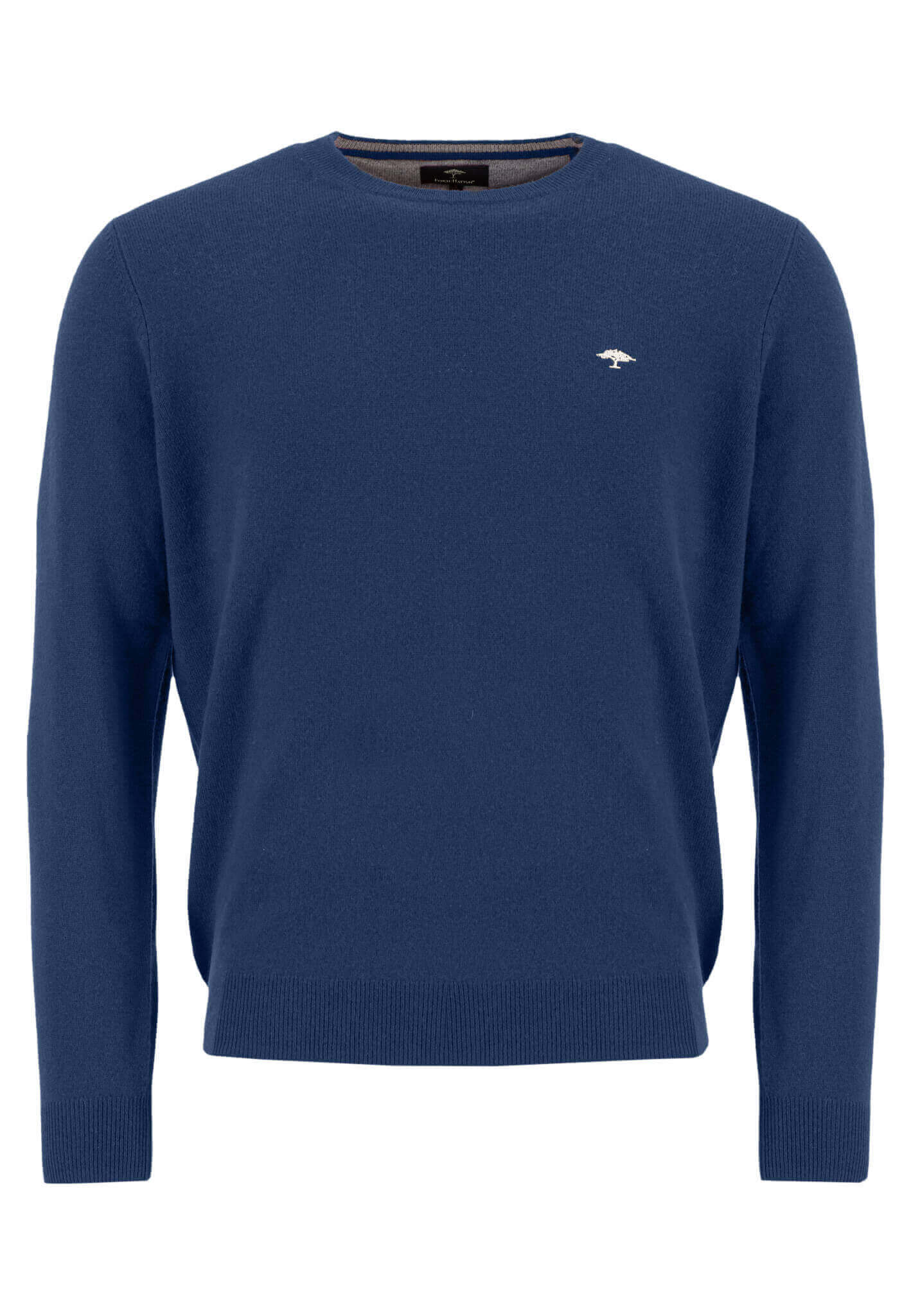 Fynch Hatton - Crew Neck Pullover | Merino Cashmere - Colour: Night