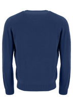 Fynch Hatton - Crew Neck Pullover | Merino Cashmere - Colour: Bloom Red