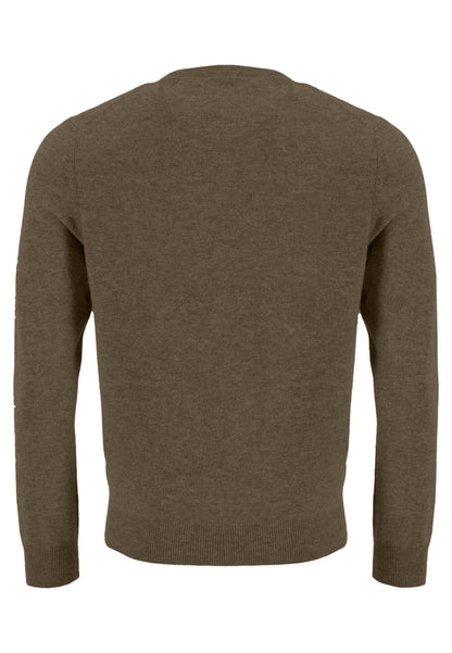 Fynch Hatton - V Neck Pullover | Merino Cashmere - Colour: Red