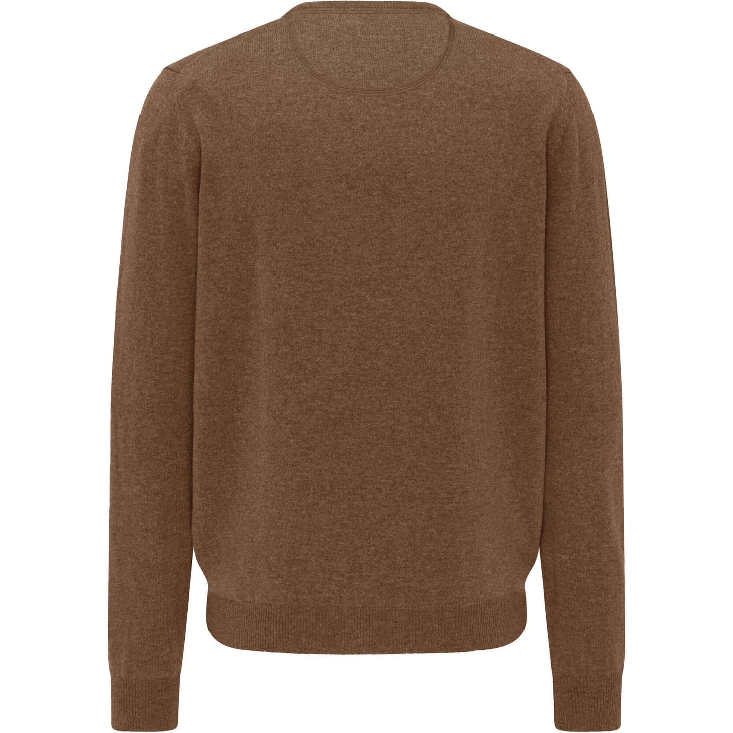 Fynch Hatton - Crew Neck Pullover | Merino Cashmere - Colour: Bloom Red