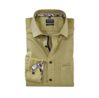 Olymp - Luxor Shirt | Textured Plain - Colour: Thyme