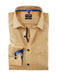 Olymp | Luxor Shirt | Textured Plain | Colour: CORN