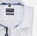 Olymp | Luxor Shirt | Textured Plain | Colour: WHITE, CORN, APRICOT, MOSS