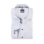 Olymp - Luxor Shirt | Textured Plain - Colour: White