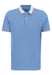 Fynch Hatton | Polo Shirt | Stripe Collar | Colour: Light Sky
