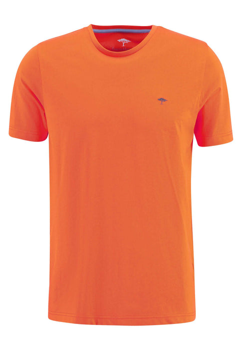 Fynch Hatton | Cotton T-Shirt | Colour: Tangerine
