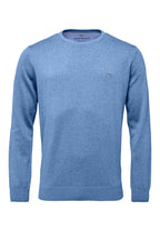 Fynch Hatton - Crew Neck Pullover | Cotton - Colour: Light Sky