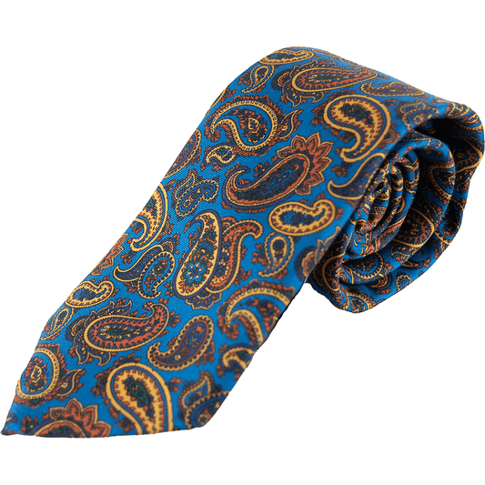 Van Buck - Paisley Tie - Colour: Blue Paisley