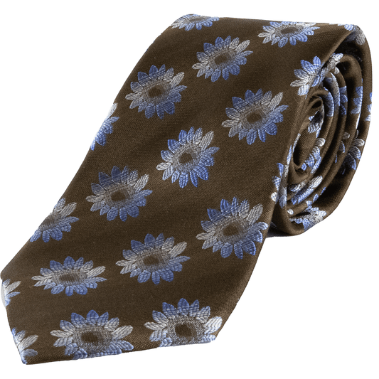 Van Buck - Daisy Tie - Colour: Brown / Blue