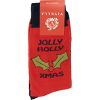 Viyella - Jolly Holly Novelty Sock - Size: 6 to 11