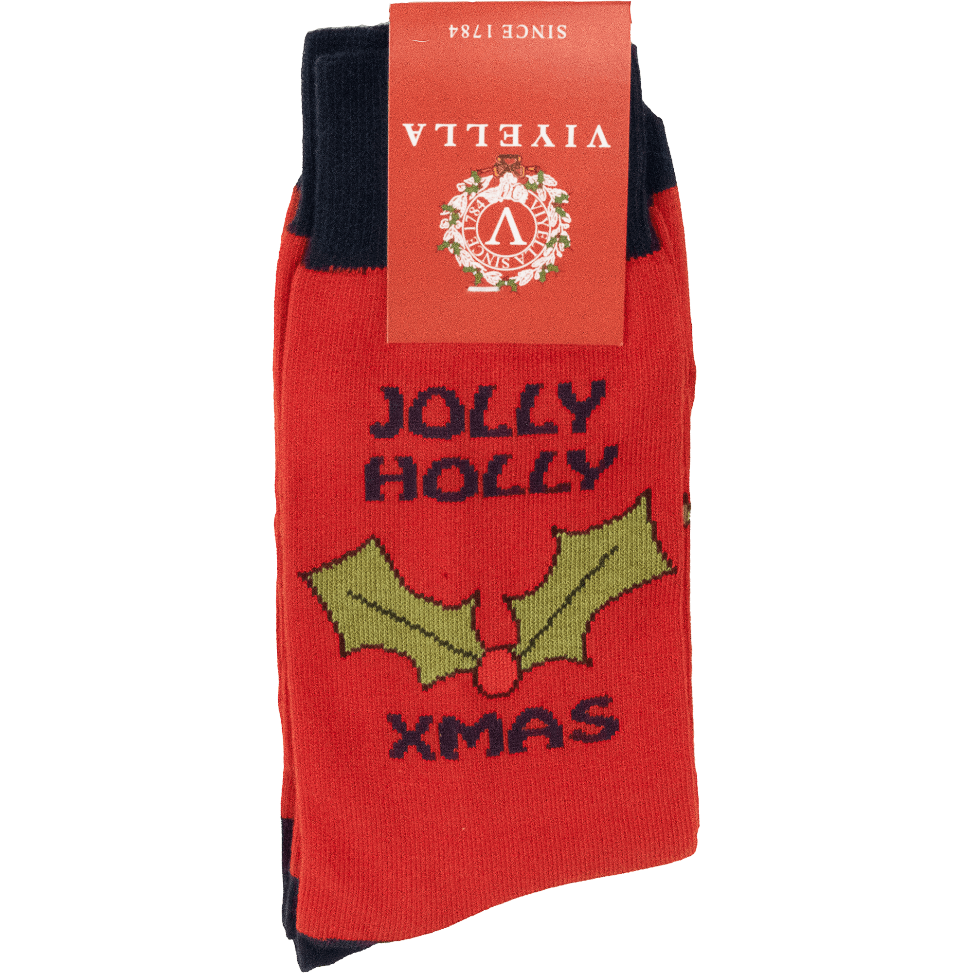 Viyella - Jolly Holly Novelty Sock - Size: 6 to 11