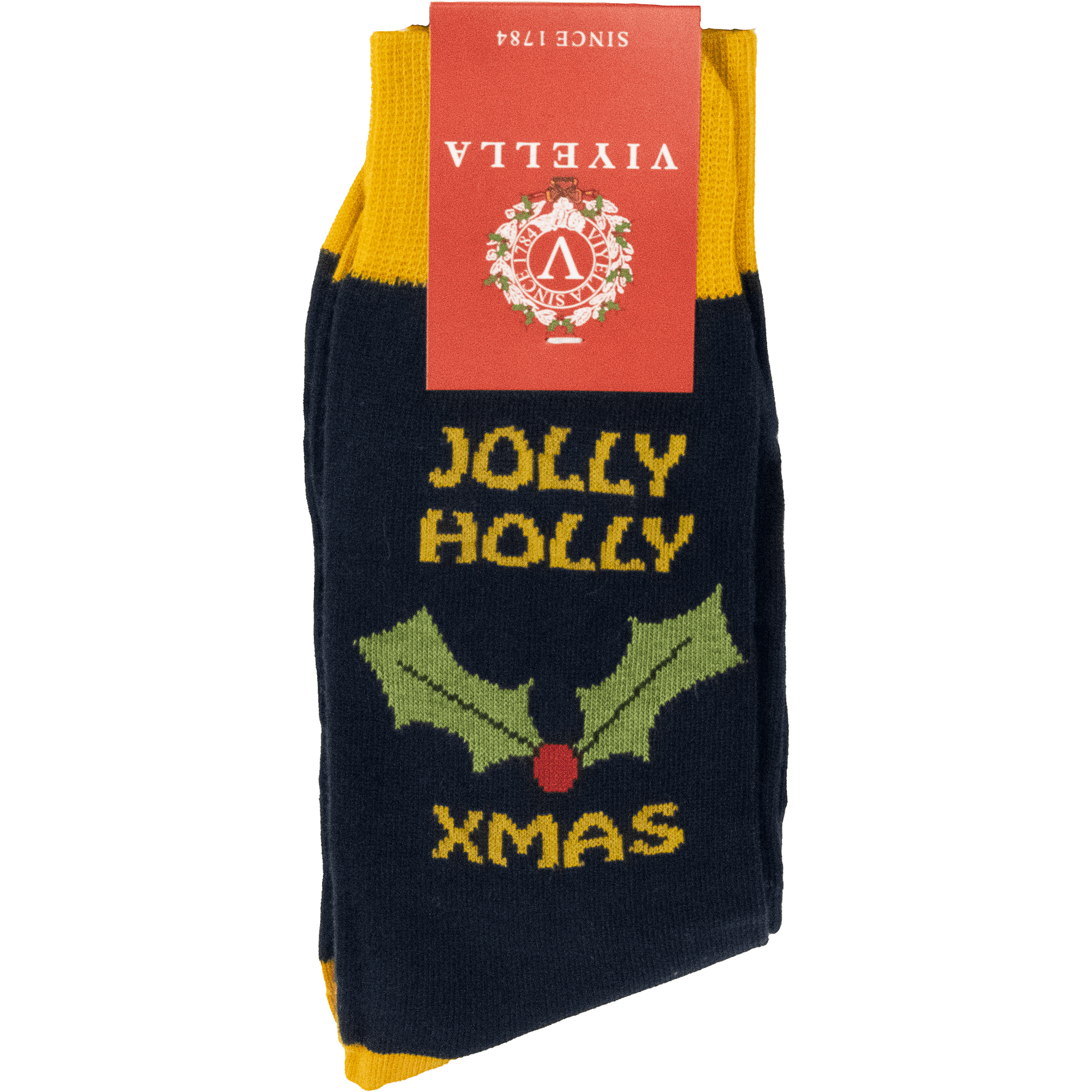 Viyella - Jolly Holly Novelty Sock - Size: 6 to 11