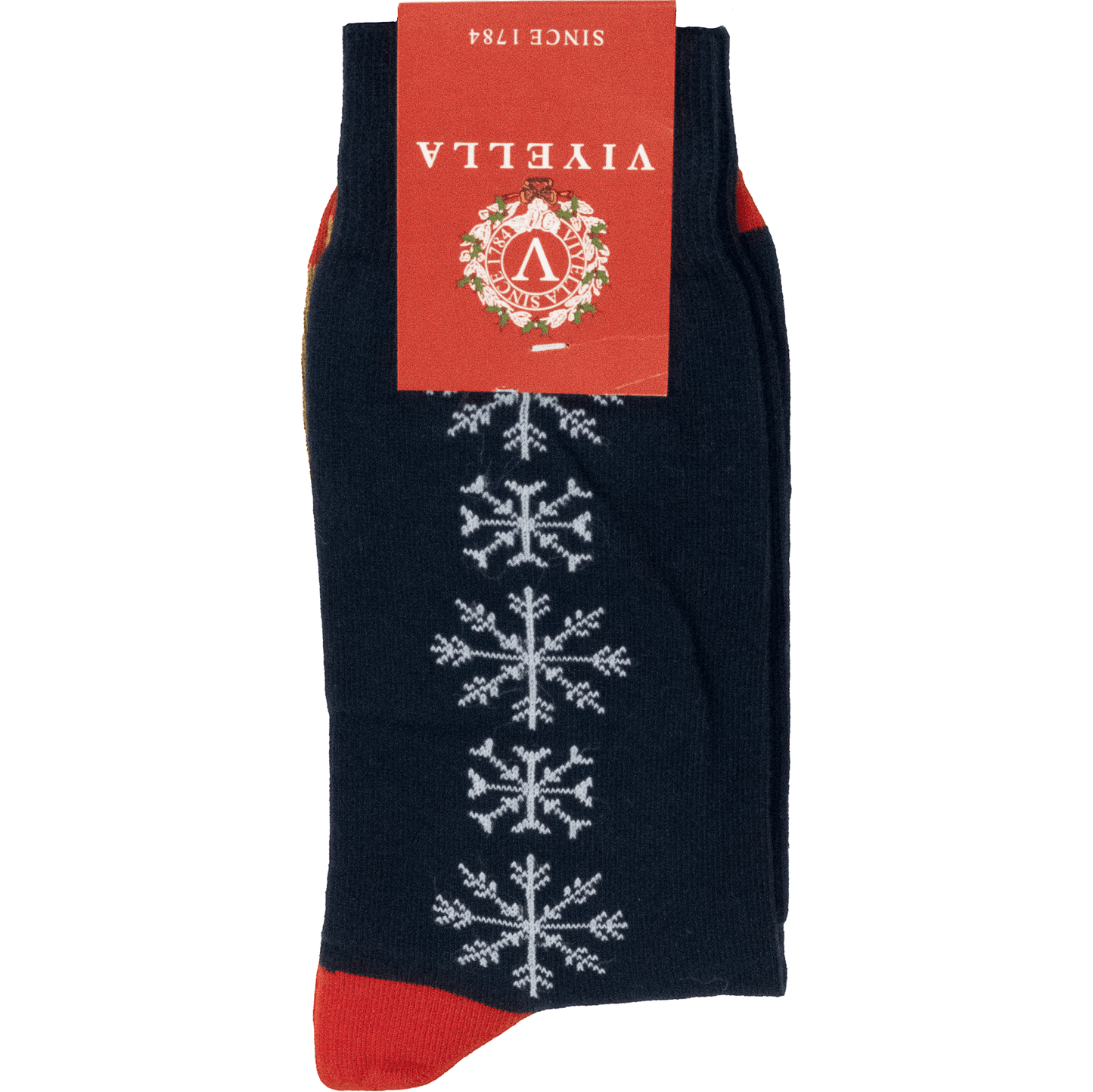 Viyella - Snowflake Novelty Sock - Size: 6 to 11