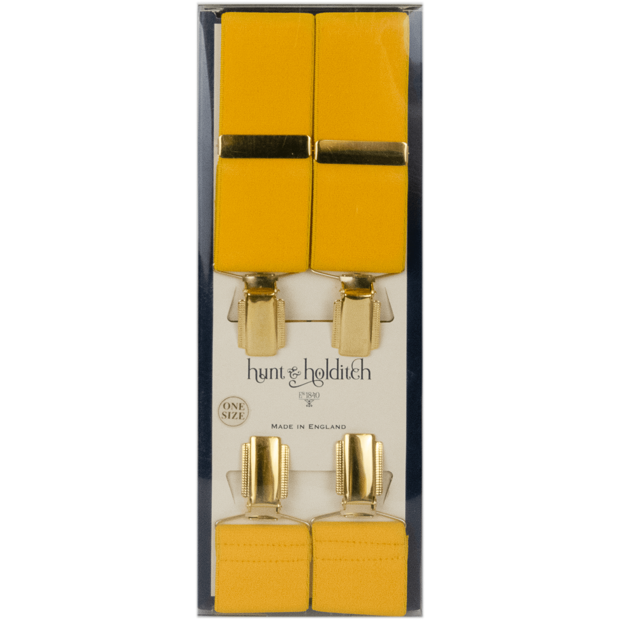 Hunt & Holditch - Clip Braces - Colour: Gold