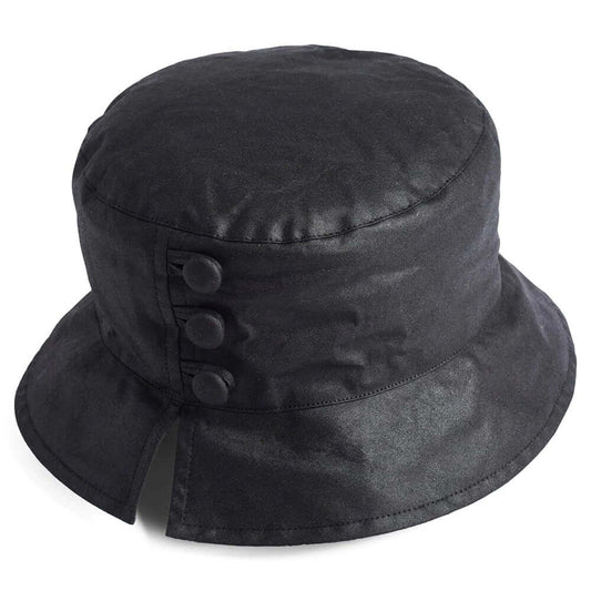 Failsworth - Olivia Ladies Waxed Hat - Colour: Black