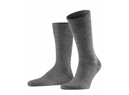 Falke - Sensitive Berlin Wool Cotton Mix Sock - Colour: Dark Grey