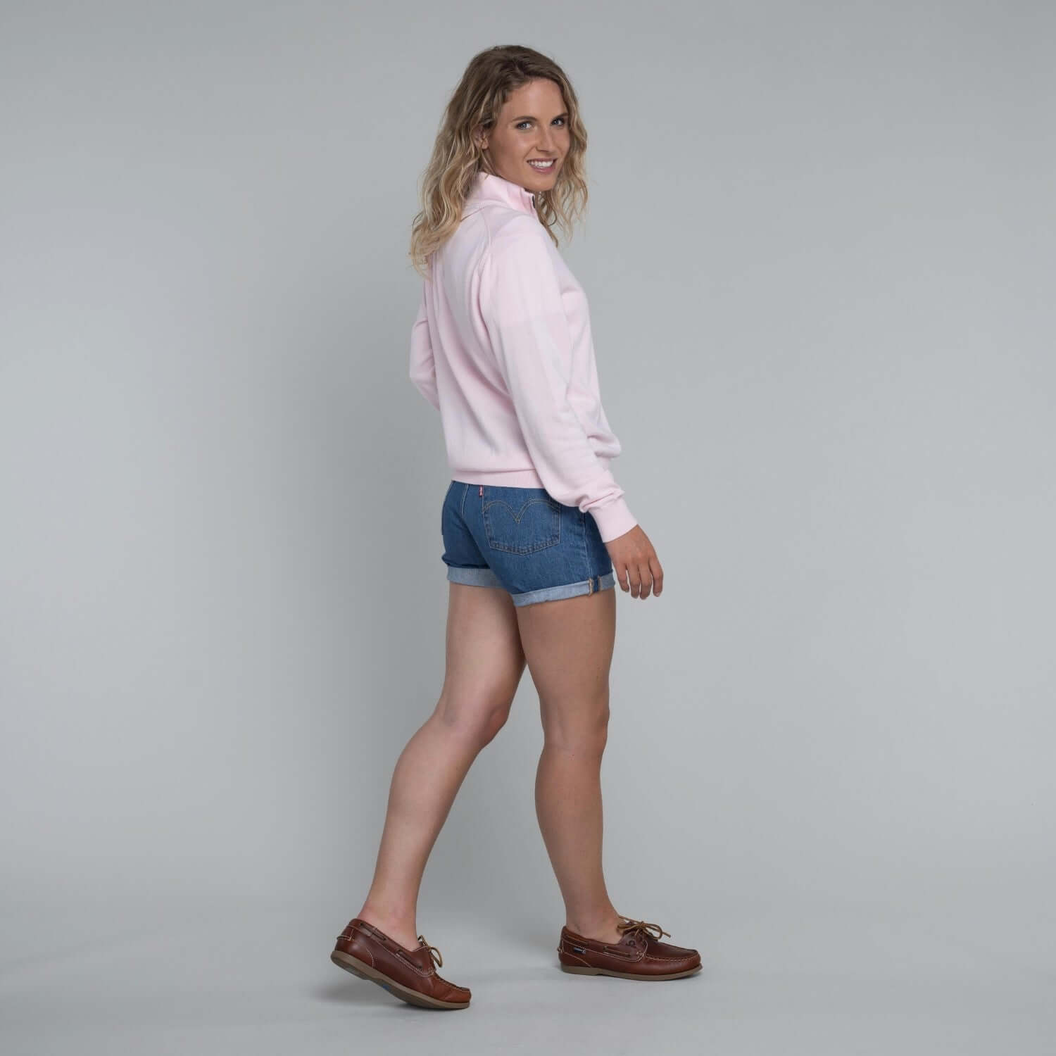 Schoffel - Polperro Pima 1/4 Zip - Colour: Blush