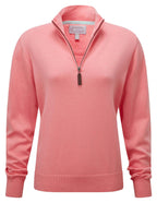 Schoffel - Polperro Pima 1/4 Zip - Colour: Flamingo