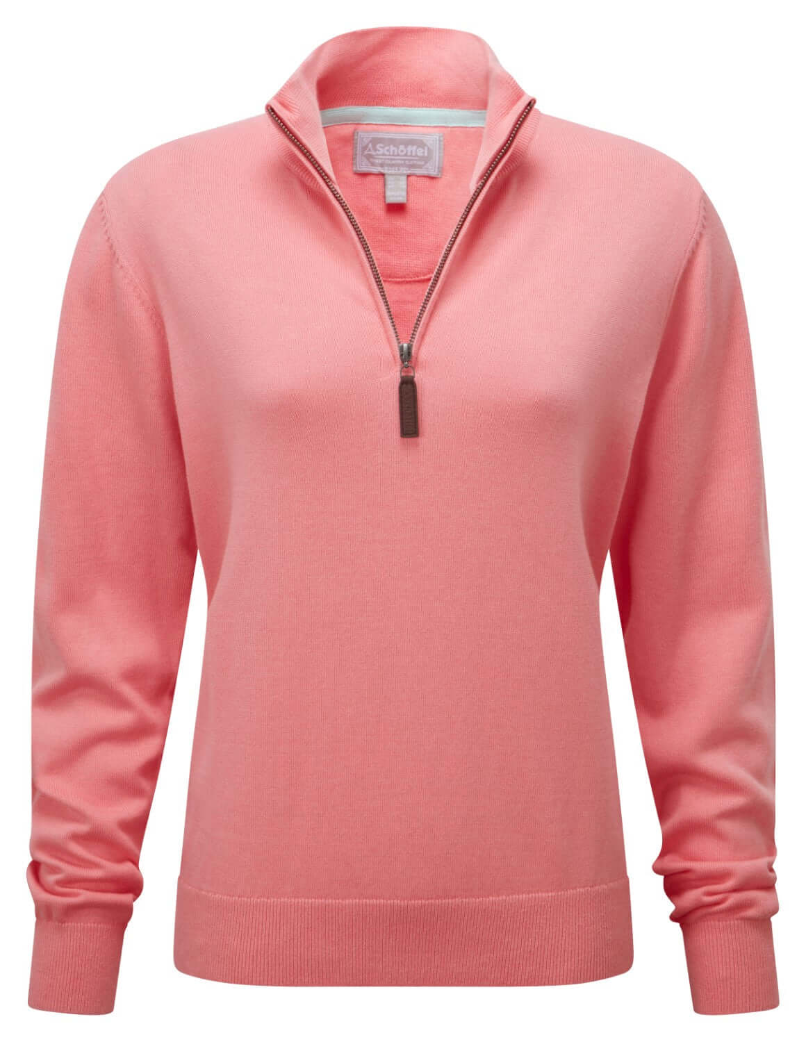 Schoffel - Polperro Pima 1/4 Zip - Colour: Flamingo